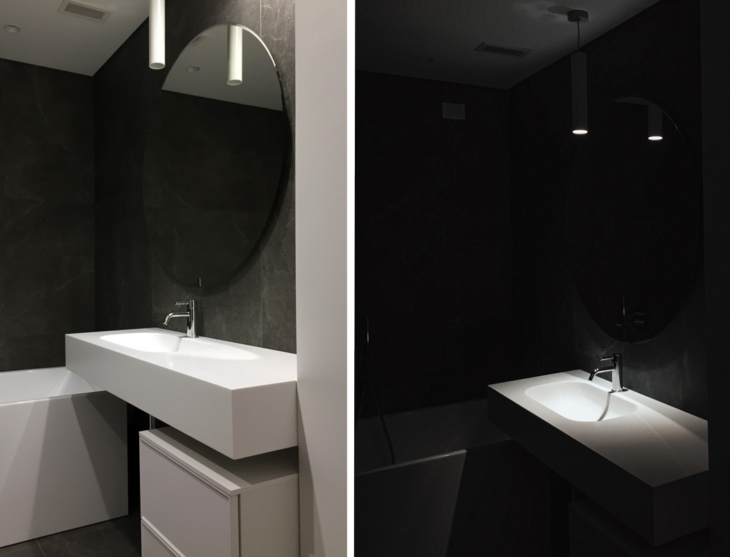 come l'illuminotecnica cambia la percezione dello spazio intimo del bagno